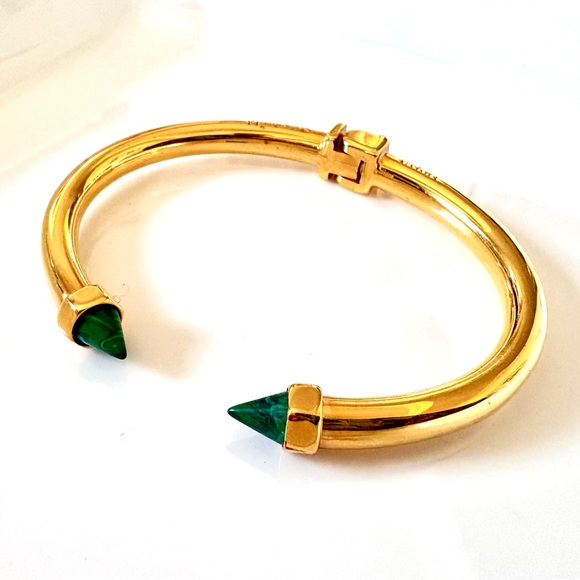 Vita Fede Jewelry - Vita Fede Made in Italy Malachite Hinged Bracelet